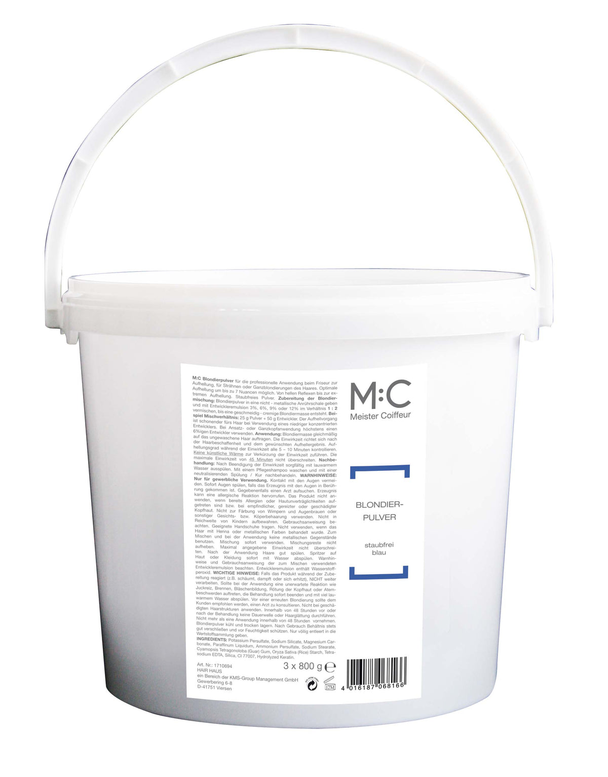 M:C Blondierpulver im Eimer 3 x 800 g