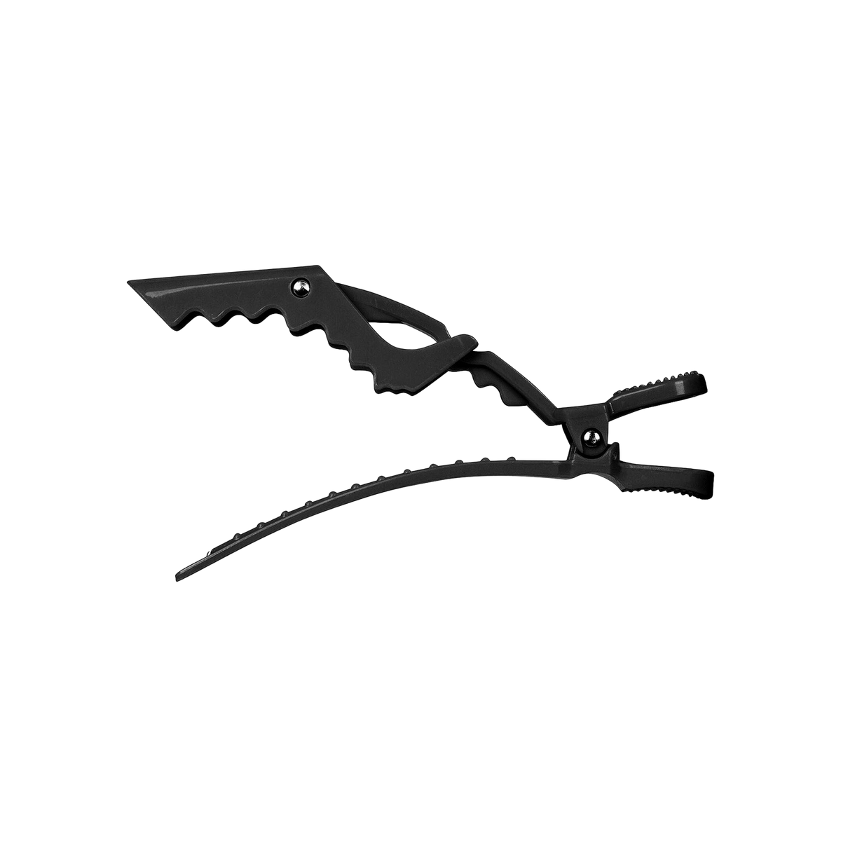 Detreu Haarclips E-06 10er Paket 11,5cm schwarz