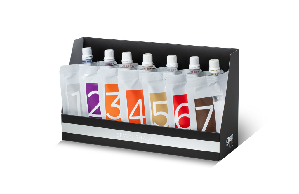 Genus Seven Shades Coloring Hair Mask Box 7x200ml