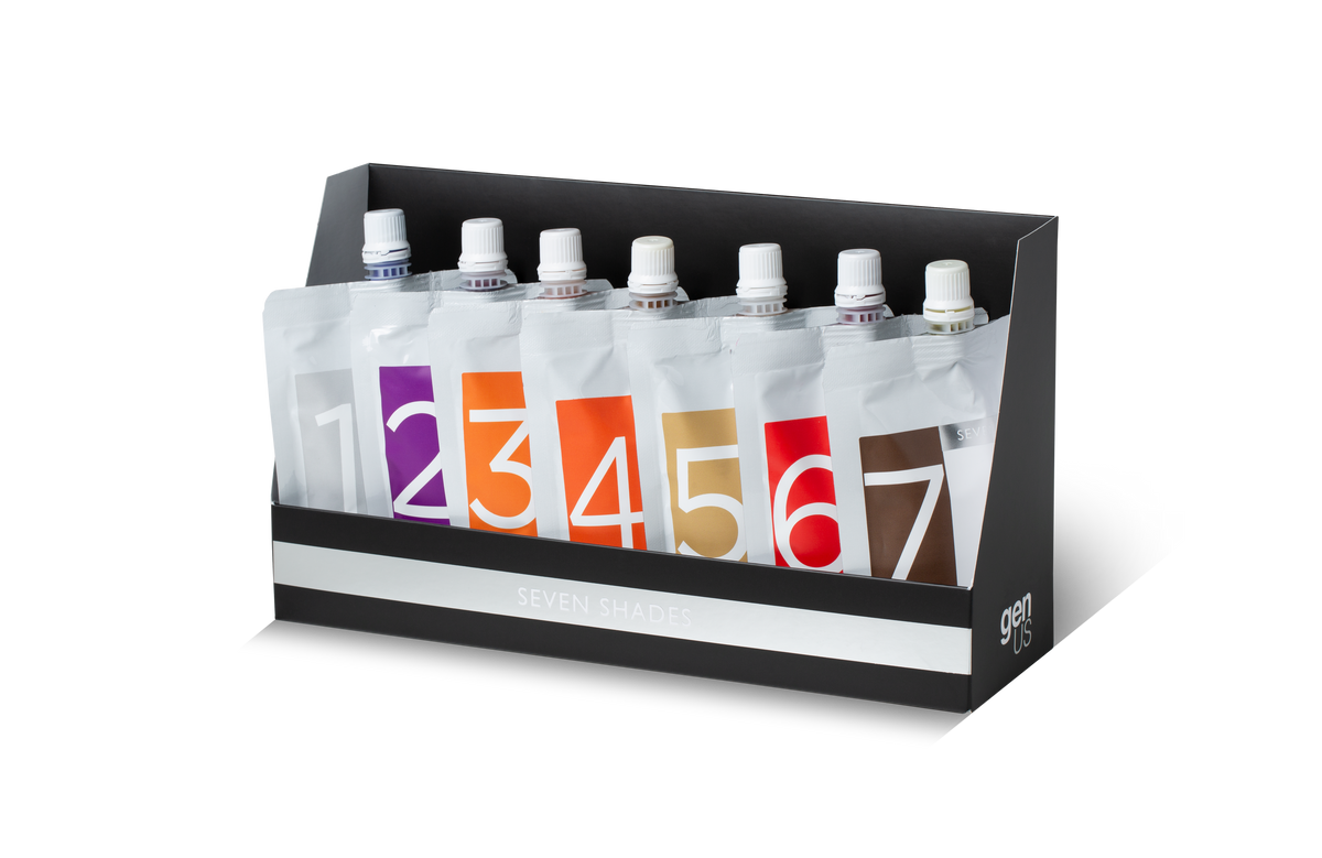 Genus Seven Shades Coloring Hair Mask Box 7x200ml