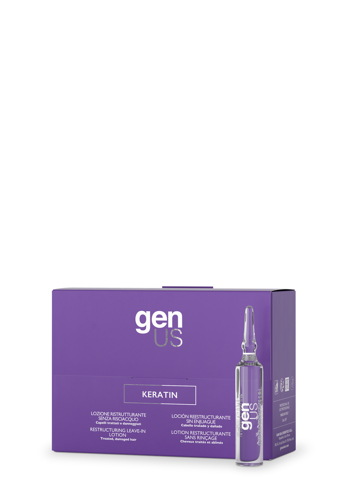 Genus Restructuring Keratin Leave-In Lotion 12x10ml