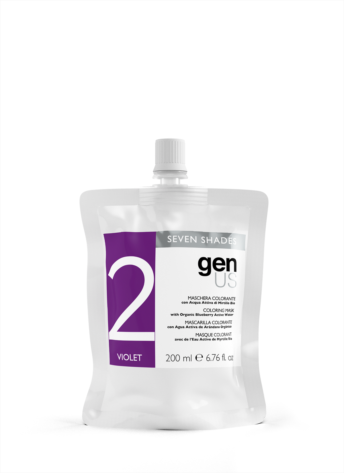 Genus Seven Shades Coloring Hair Mask 200ml - Violet