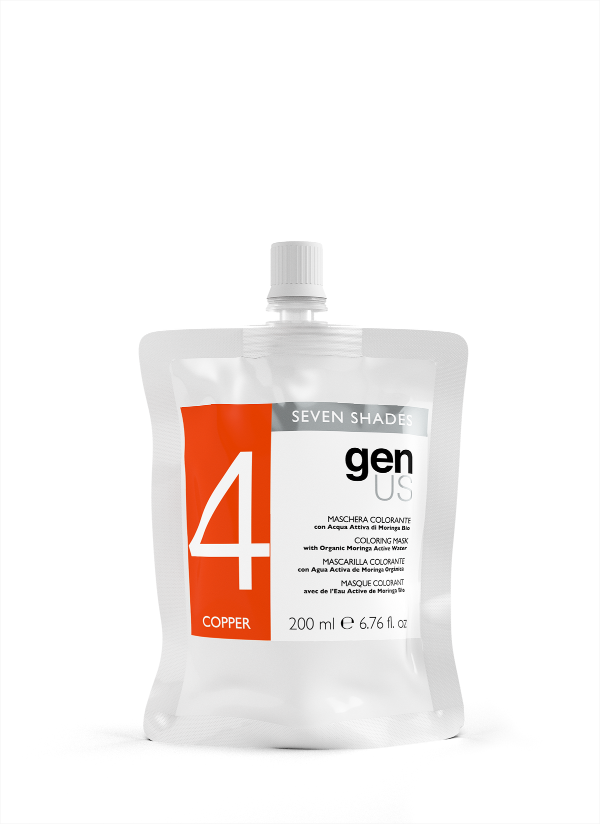 Genus Seven Shades Coloring Hair Mask 200ml - Copper