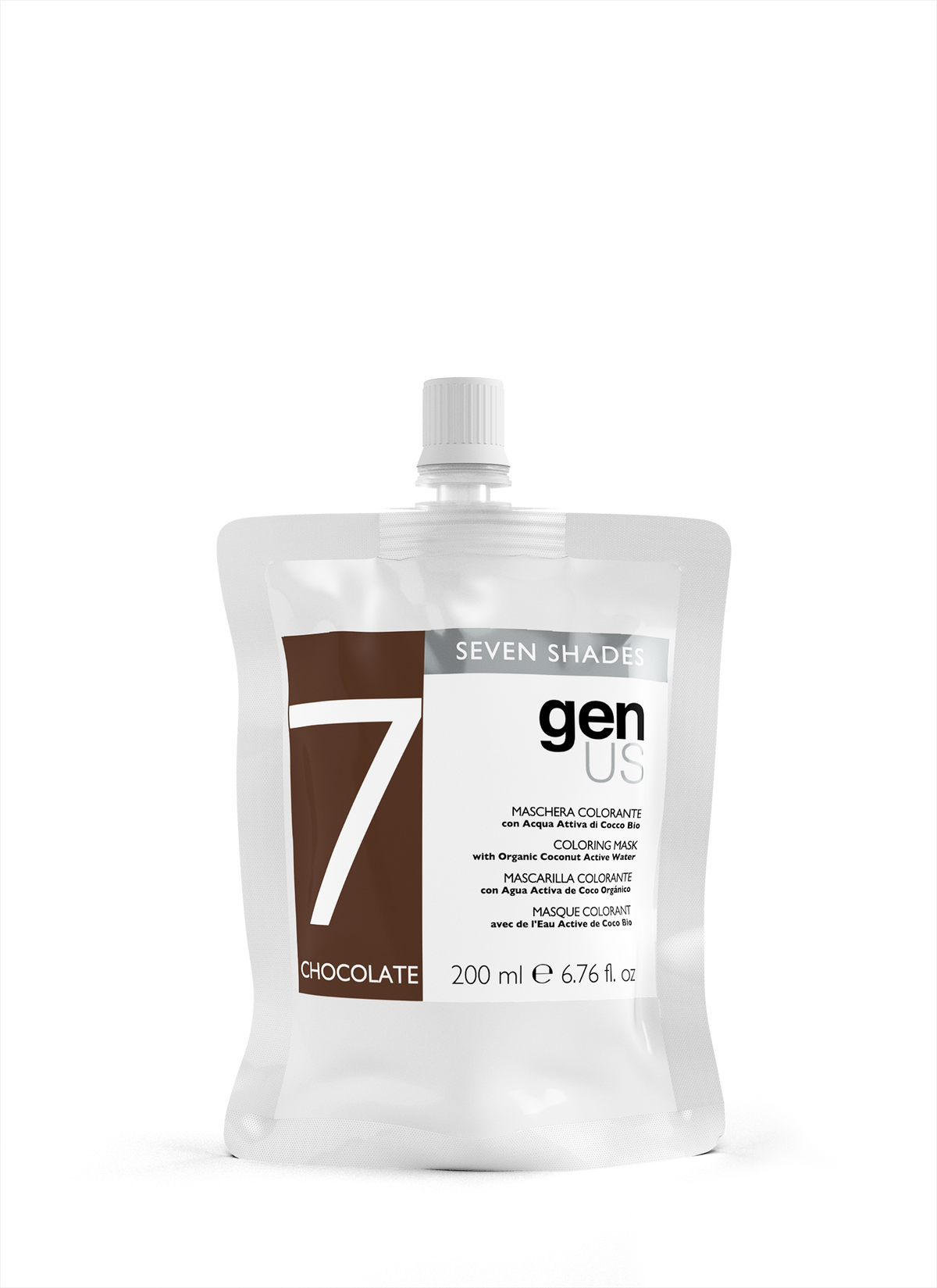 Genus Seven Shades Coloring Hair Mask 200ml - Chocolate