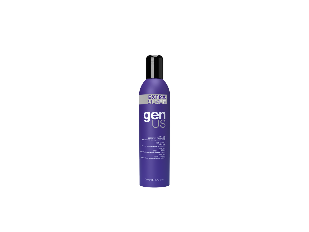 Genus Extra Silver Ice Effect Mousse 200ml